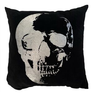 Dormify Mina Victory Sofia Metallic Skull Accent Throw Pillow